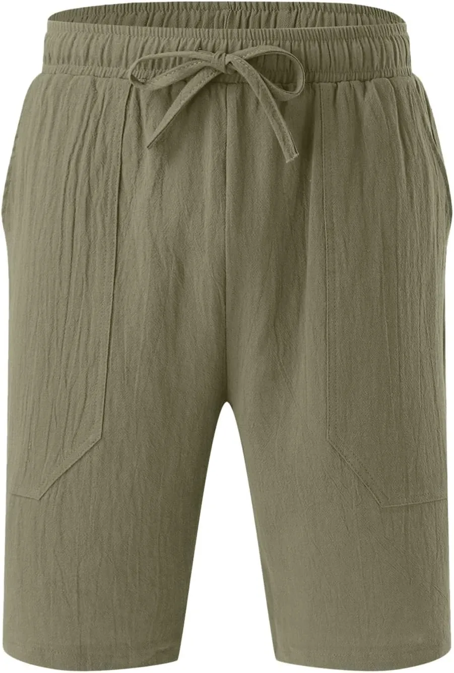 Mens Lightweight Shorts Mens Fashion Shorts Drawstring Casual Shorts Elastic Waistband Shorts Loose Fit Shorts