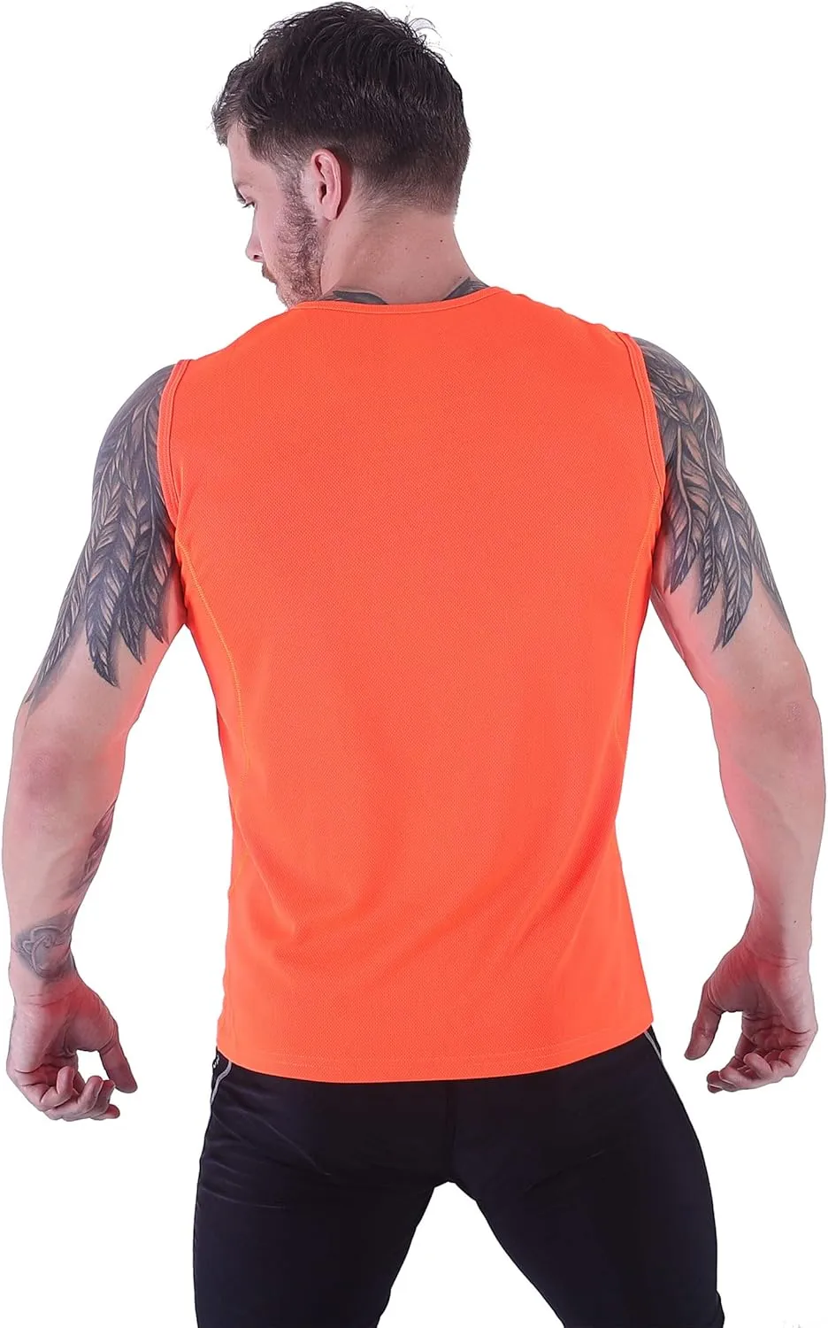 Men’s Lightweight Tank Top Undershirt Quick Dry Athletic Sleeveless Shirts S-4XL