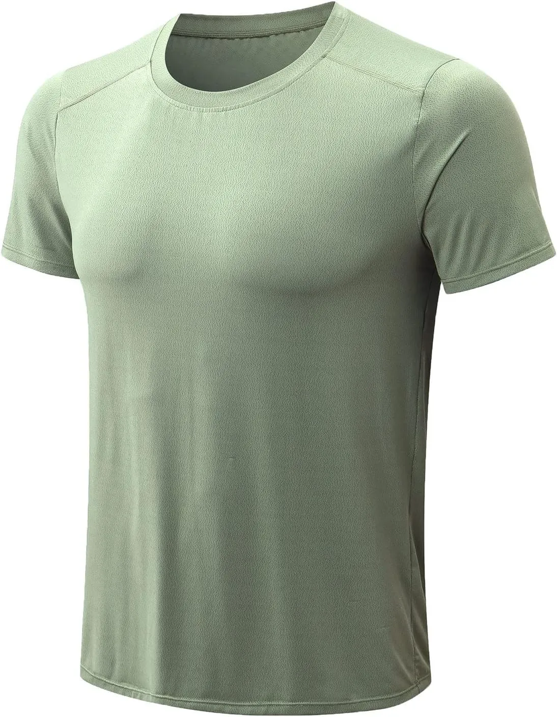 Men's Quick Dry Workout Gym Short Sleeve T Shirt Moisture Wicking Active Athletic Performance Running Tees Shirts