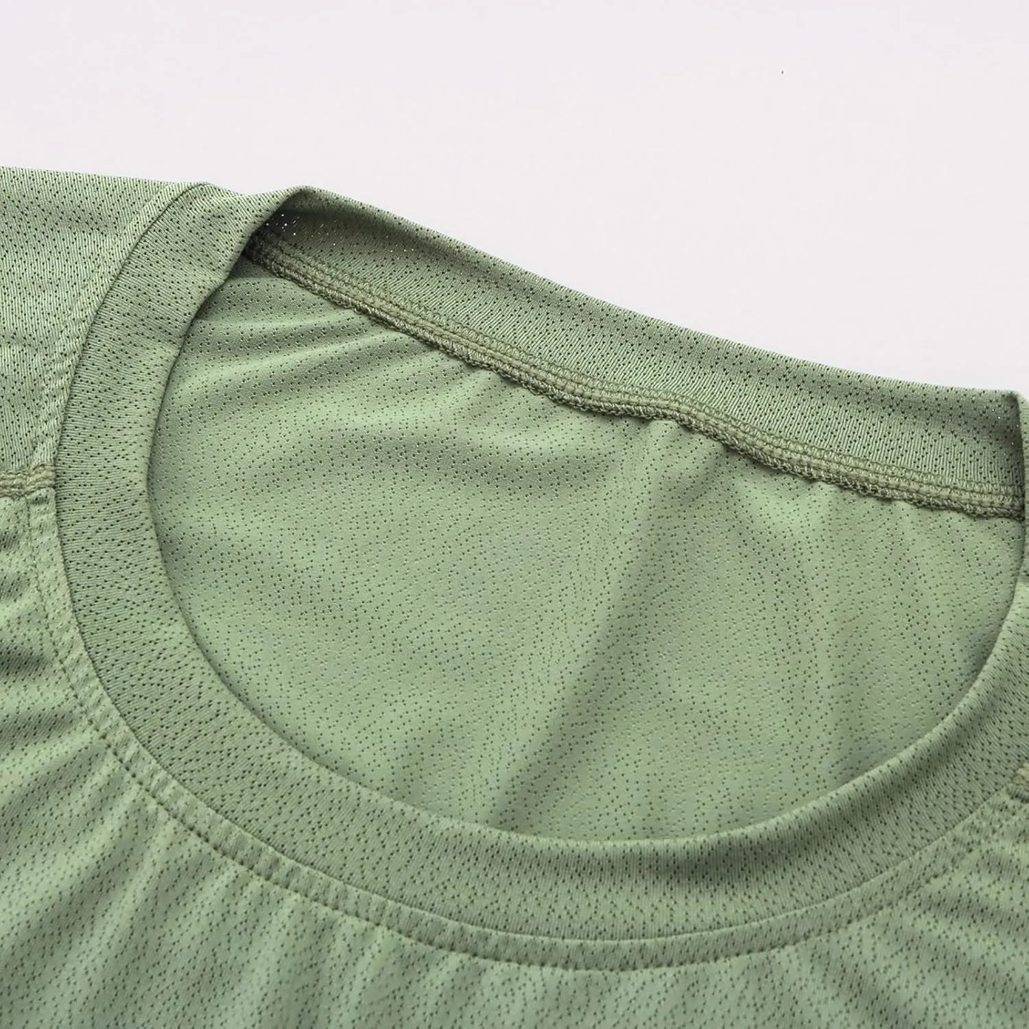 Men's Quick Dry Workout Gym Short Sleeve T Shirt Moisture Wicking Active Athletic Performance Running Tees Shirts