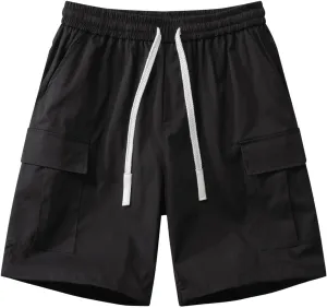 Mens Running Shorts Athletic Shorts for Summer Hiking Shorts Cargo Shorts Ripstop Quick Dry Outdoor Bermuda Shorts