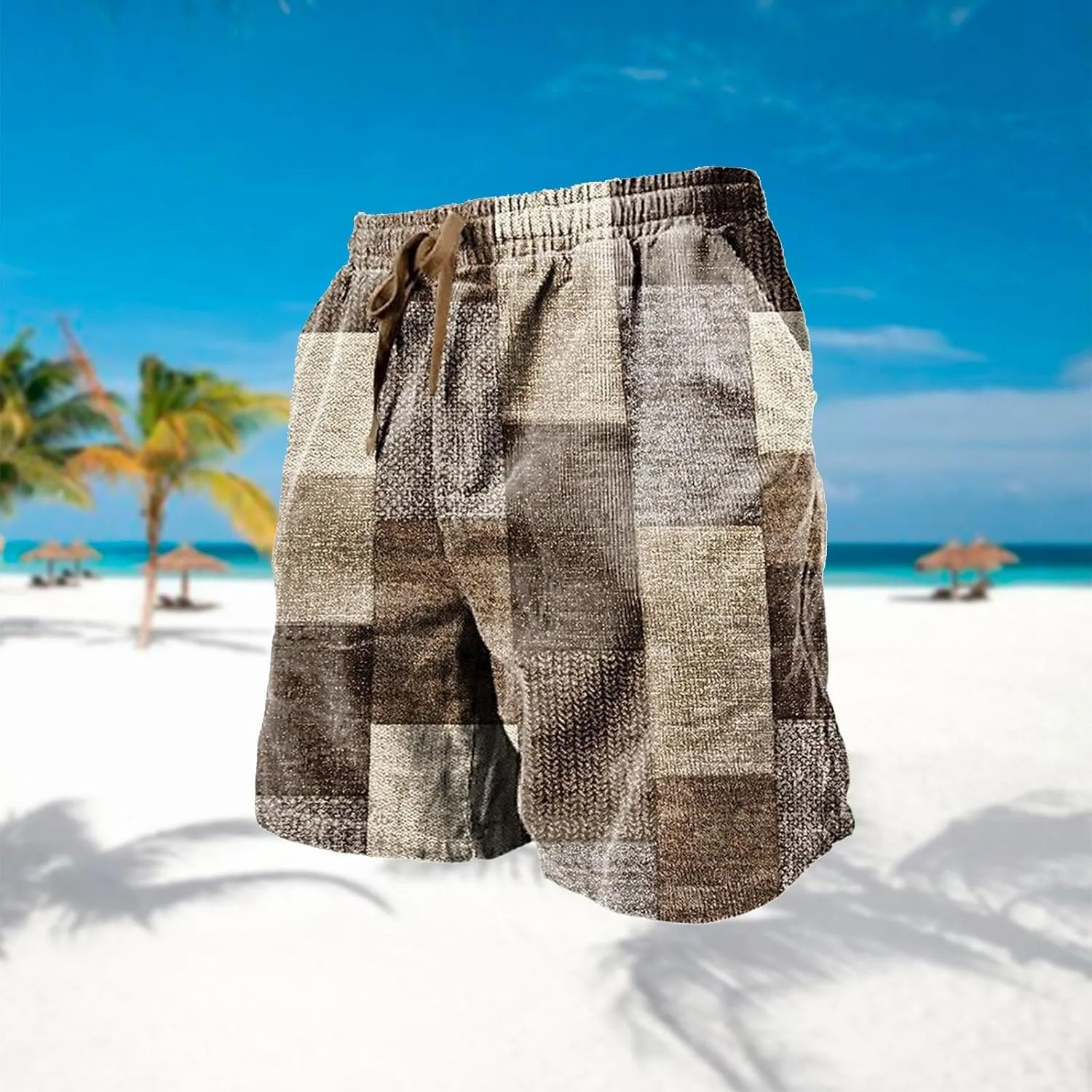 Men's Shorts Casual Men's Sports Shorts Beach Shorts Casual Cotton Linen Shorts Chino Shorts Men Khaki Men Black