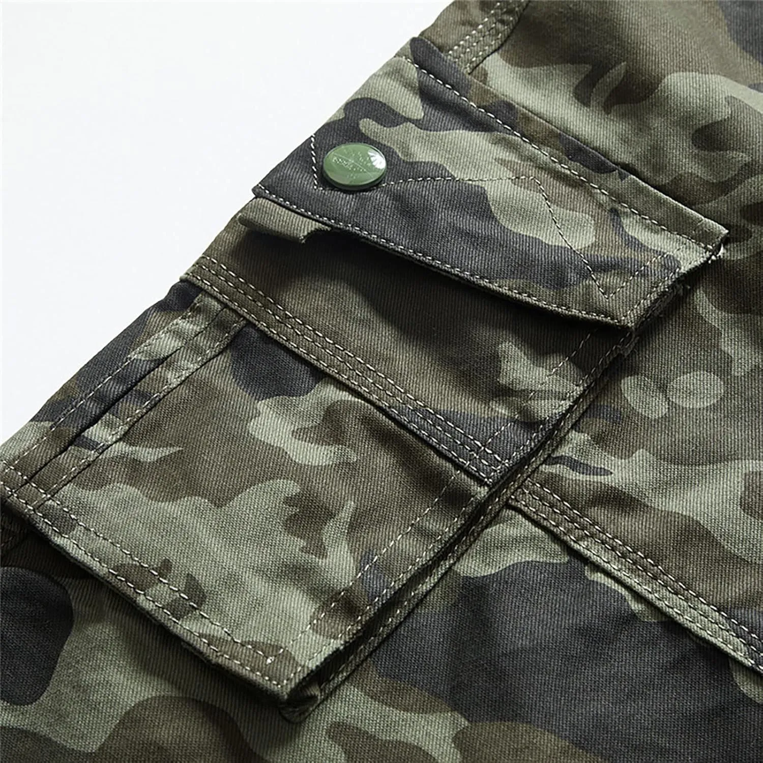Mens Shorts CasualMen's Camouflage Tactical Shorts Waterproof Cargo Shorts Hiking Fishing Shorts Golf Shorts