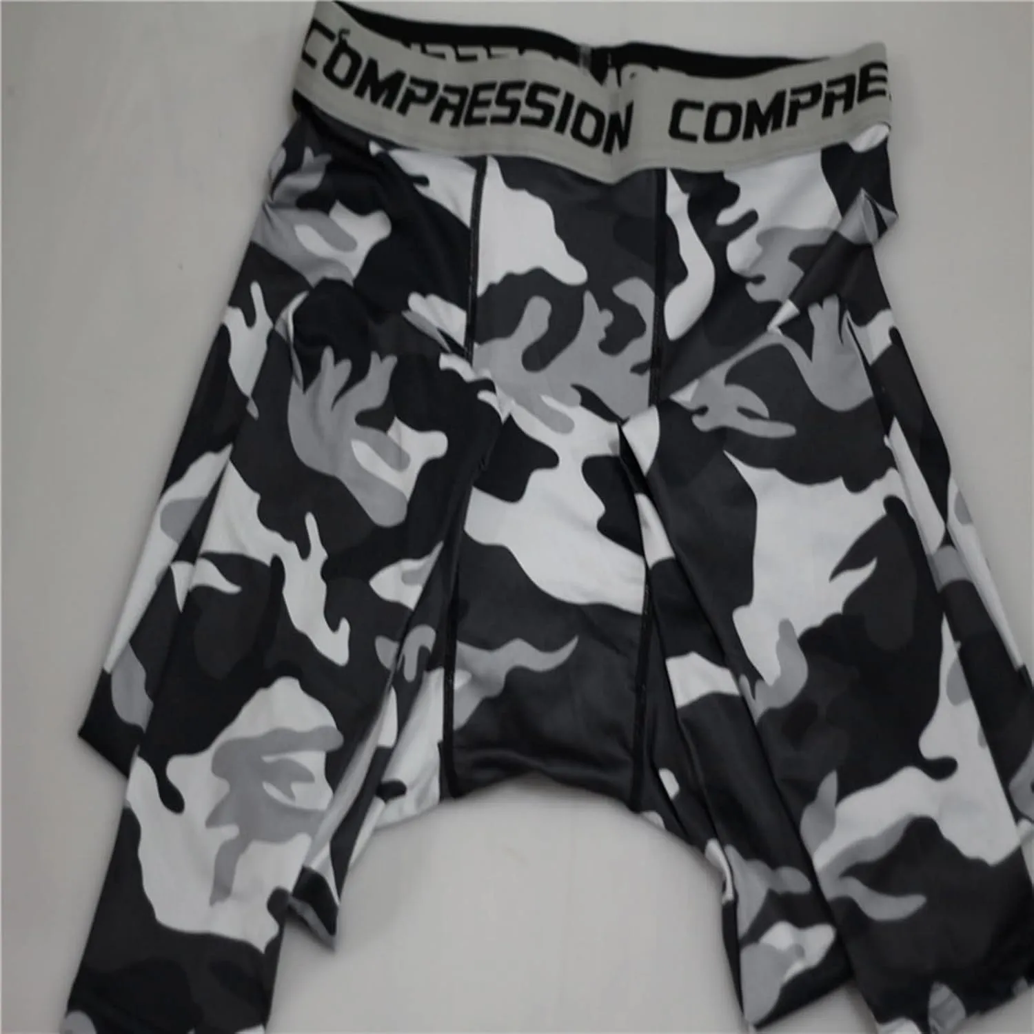 Men's Sports Compression Pants Tights Baselayer Workout Cool Dry Long Running Leggings Breathable Sports Tights Pants