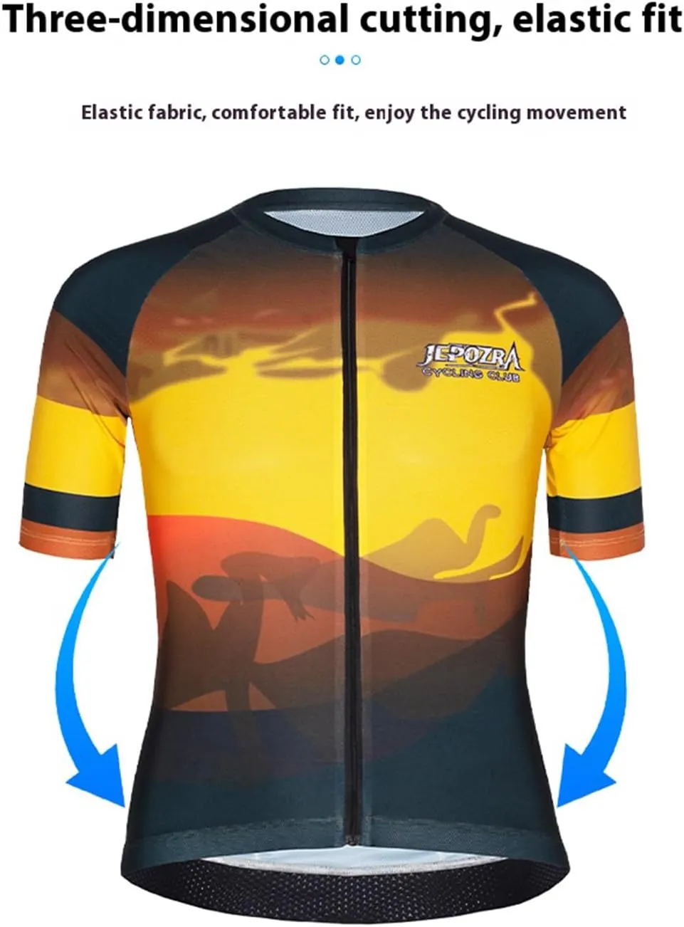 Men's Summer Cycling Jerseys Short Sleeves Quick Dry Biking Shirt Mountain Bike Racing Suit Cycling Jacket Shirt Tops