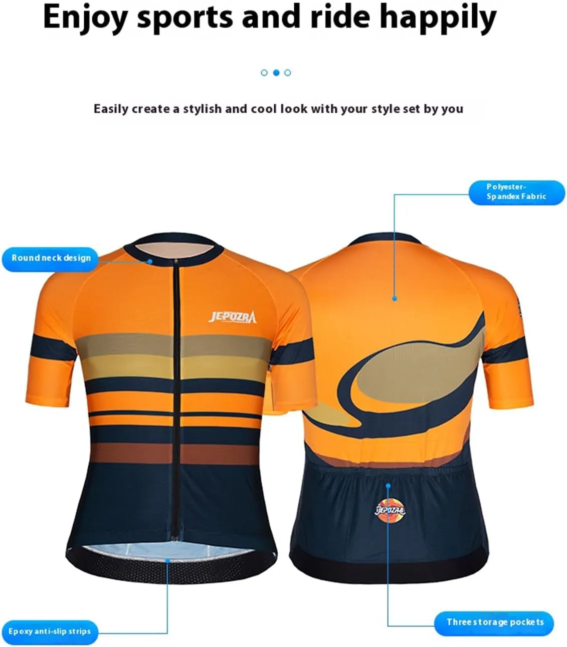 Men's Summer Cycling Jerseys Short Sleeves Quick Dry Biking Shirt Mountain Bike Racing Suit Cycling Jacket Shirt Tops