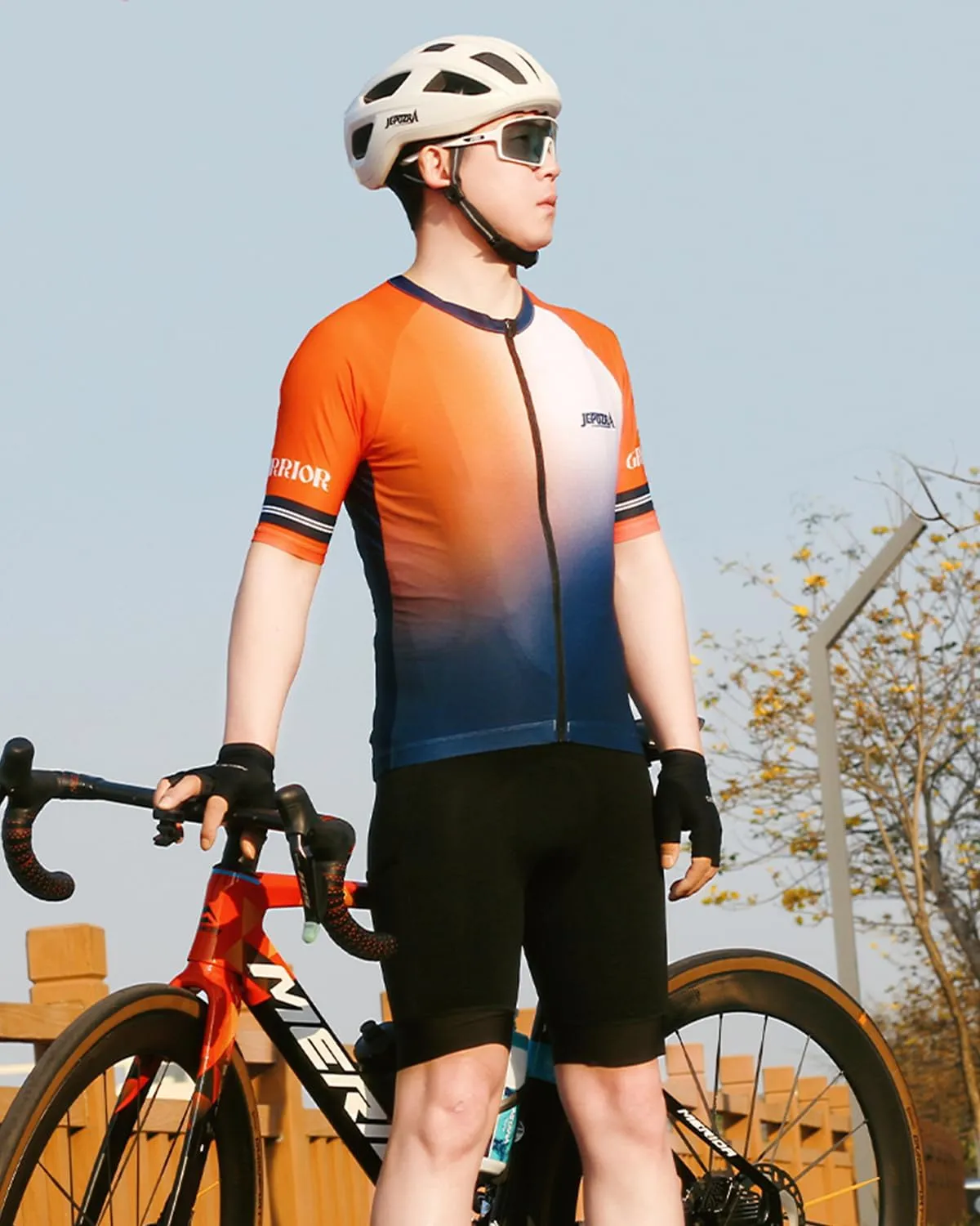 Men's Summer Cycling Jerseys Short Sleeves Quick Dry Biking Shirt Mountain Bike Racing Suit Cycling Jacket Shirt Tops