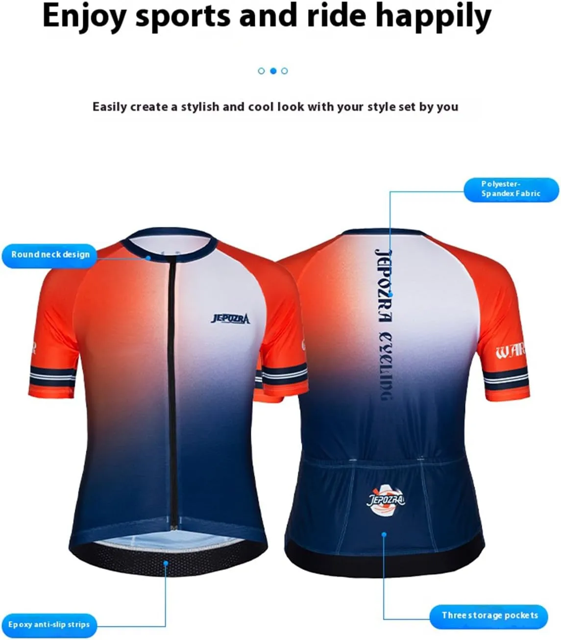 Men's Summer Cycling Jerseys Short Sleeves Quick Dry Biking Shirt Mountain Bike Racing Suit Cycling Jacket Shirt Tops