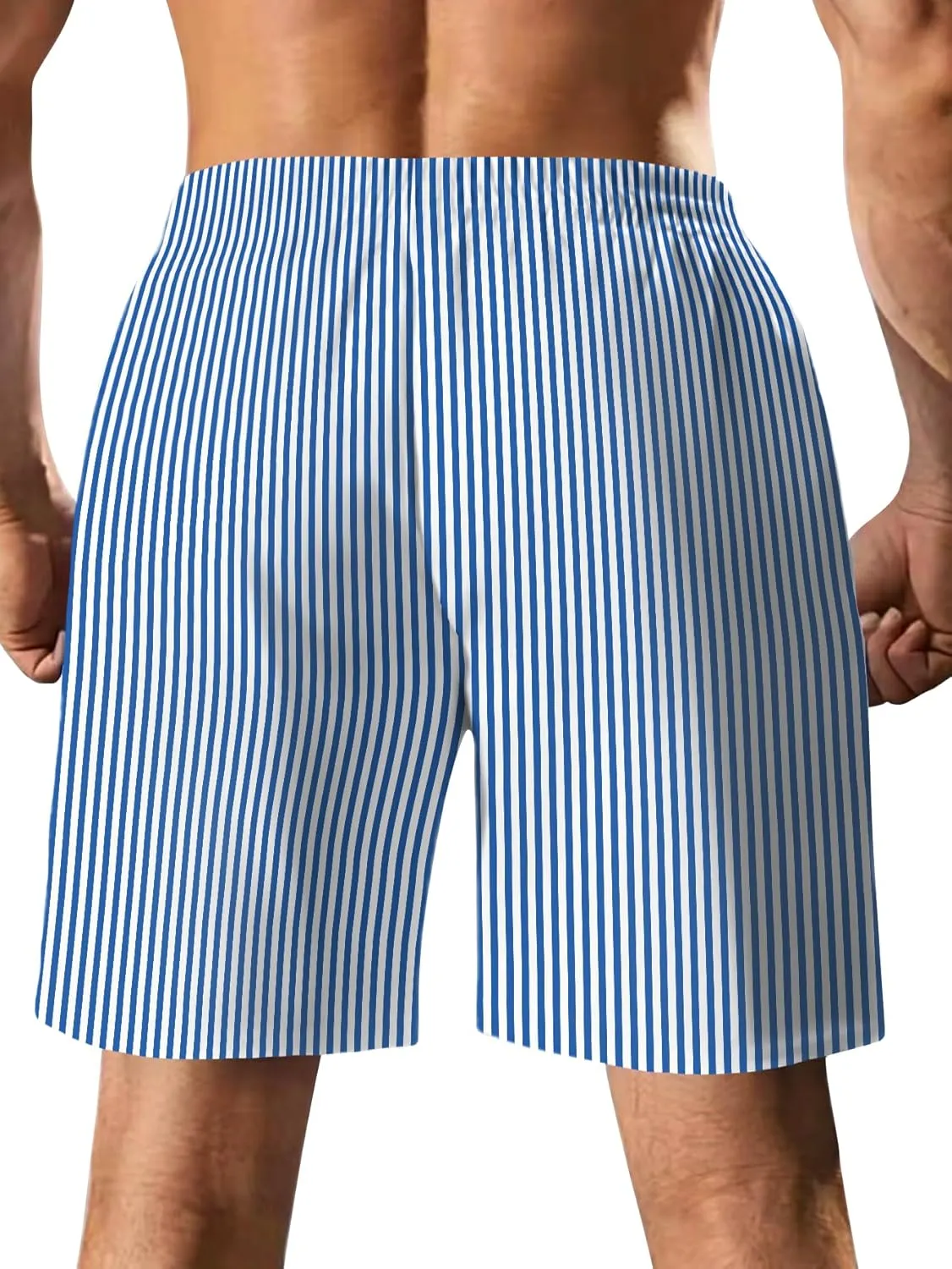 Men's Swim Trunk with Compression Liner Quick Dry Board Shorts