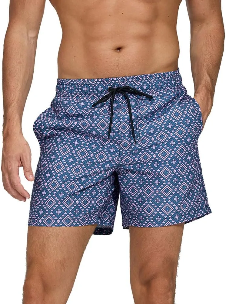 Men's Swim Trunks Quick Dry with Mesh Lining and Pockets