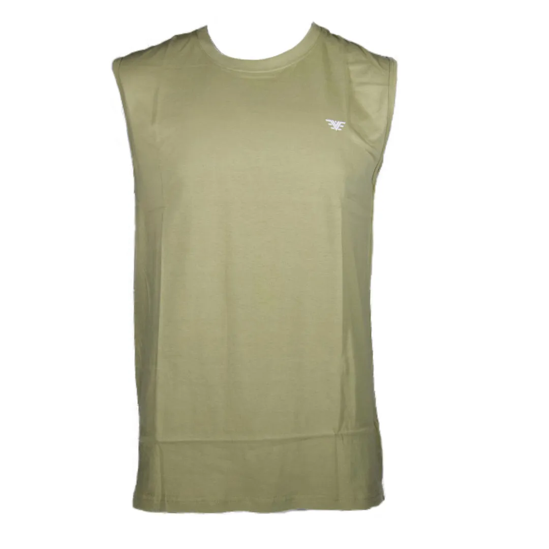 Men's Tank Top T-Shirt Casual Summer Sleeveless Solid Color Gym Muscle Shirt