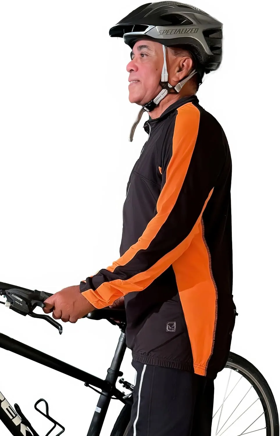 Men's TopCool Reflective Zipper Long Sleeved Spring Fall Winter Biking Cycling Jersey