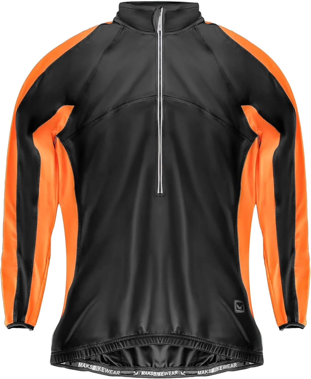 Men's TopCool Reflective Zipper Long Sleeved Spring Fall Winter Biking Cycling Jersey
