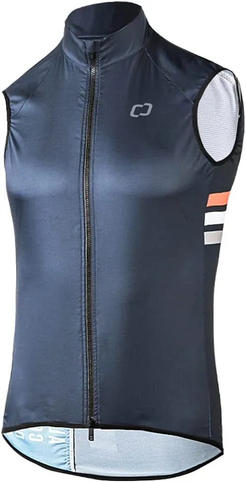 Men's Windbreaker Vest Windproof Sleeveless Jacket Visibility Safety Gilet Super-Light Coat Active