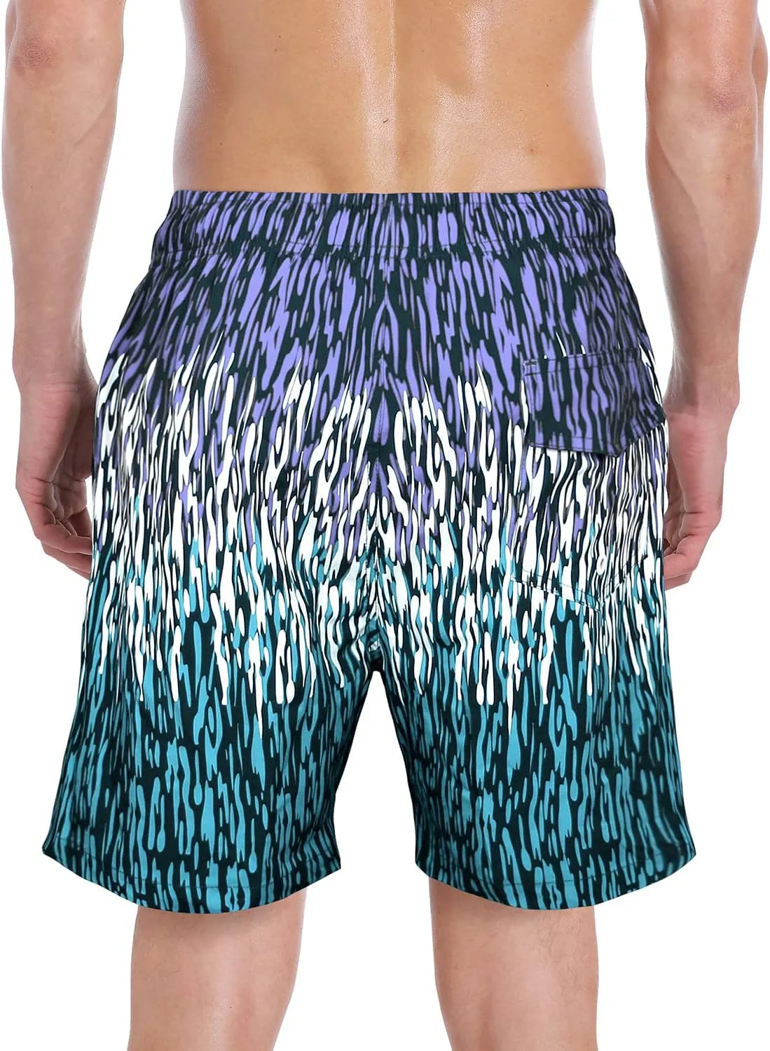 MILANKERR 5.5" Mens Swim Trunks with Compression Liner Quick Dry