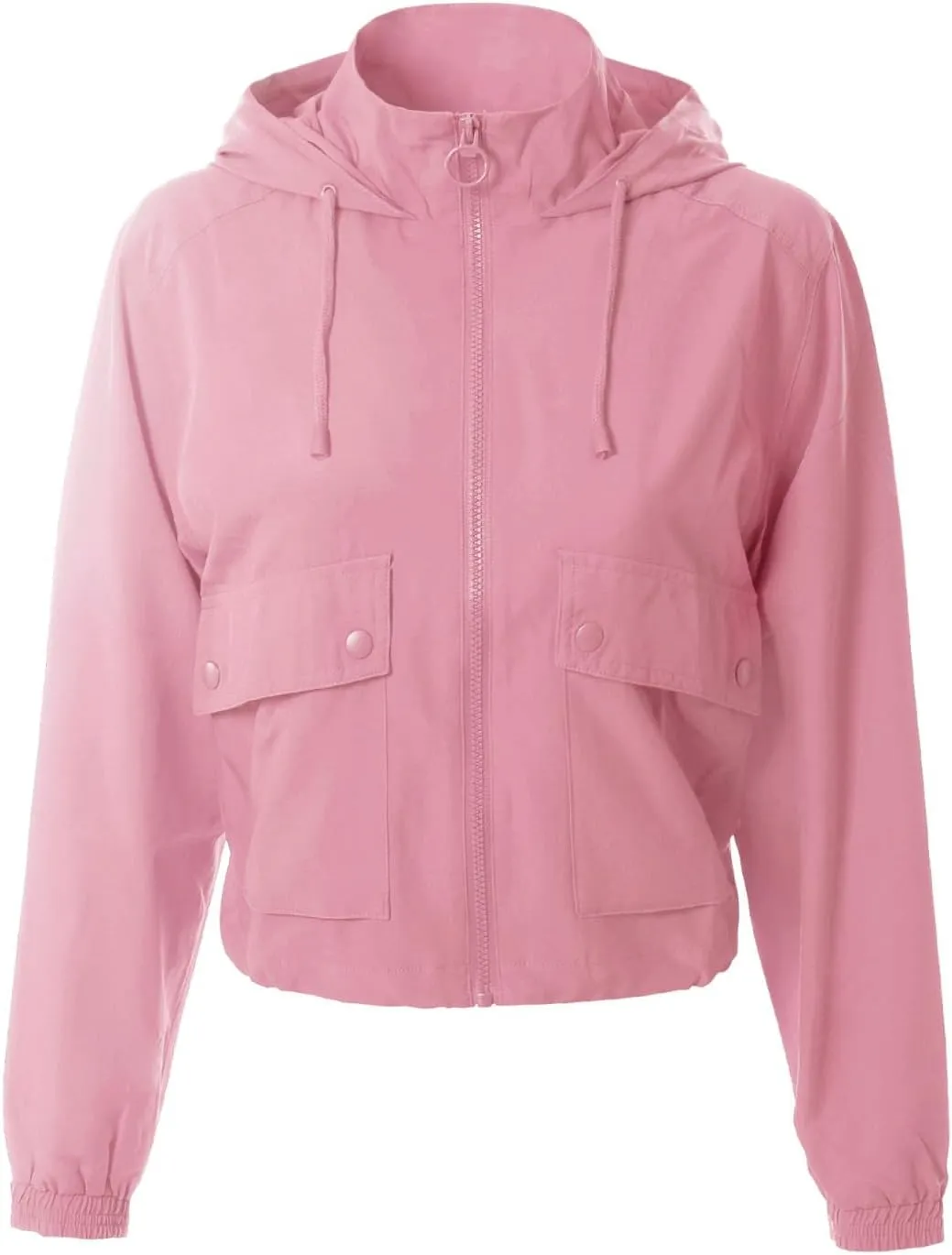 MixMatchy Women's Lightweight Y2K Cropped Jackets Yoga Quick Dry Windbreaker Zipper Jackets Workout Running Hoodie Jackets