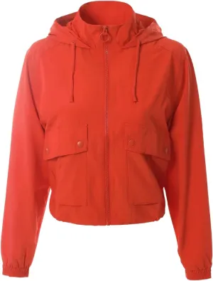 MixMatchy Women's Lightweight Y2K Cropped Jackets Yoga Quick Dry Windbreaker Zipper Jackets Workout Running Hoodie Jackets