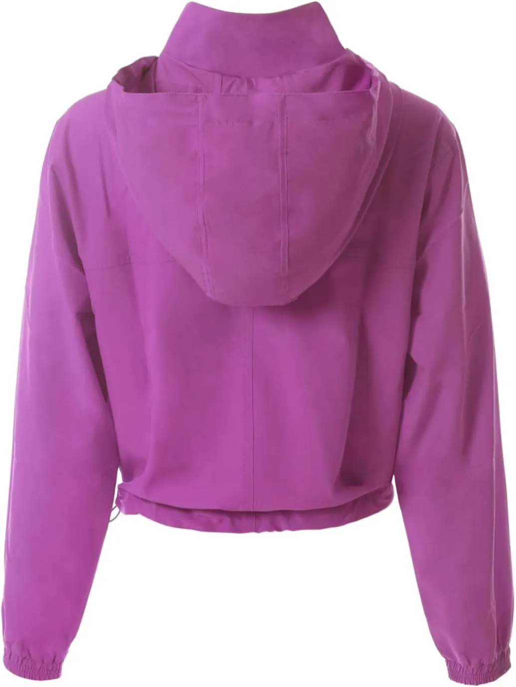 MixMatchy Women's Lightweight Y2K Cropped Jackets Yoga Quick Dry Windbreaker Zipper Jackets Workout Running Hoodie Jackets
