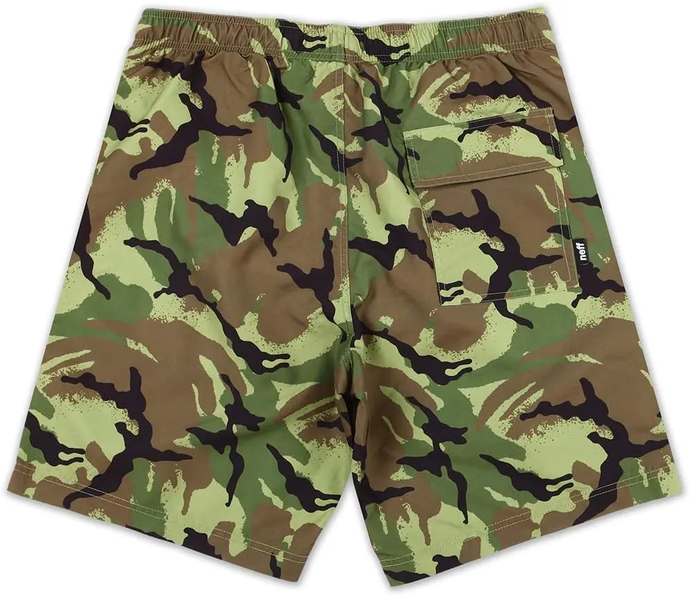 NEFF Men's Standard 9" Quick Dry Swim Trunks with Lining