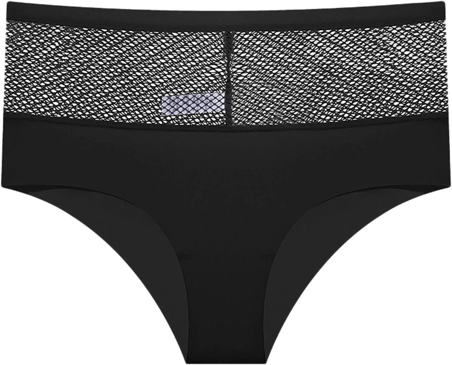 No Show High Waist Briefs for WomenHollow out Extreme Mesh Seamless PantiesComfort Flex Fit Regular Underwear