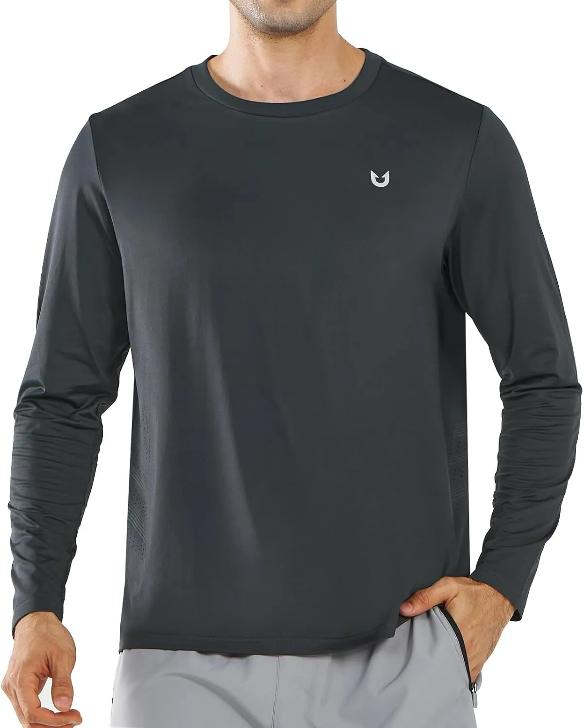 NORTHYARD Men’s Long Sleeve Quick Dry Shirts Workout Gym Athletic Running Sun Shirts Tops