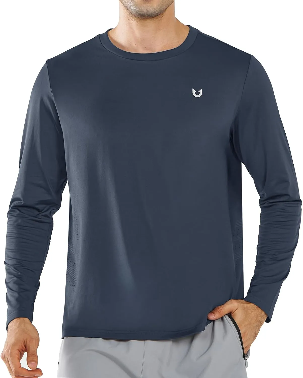 NORTHYARD Men’s Long Sleeve Quick Dry Shirts Workout Gym Athletic Running Sun Shirts Tops