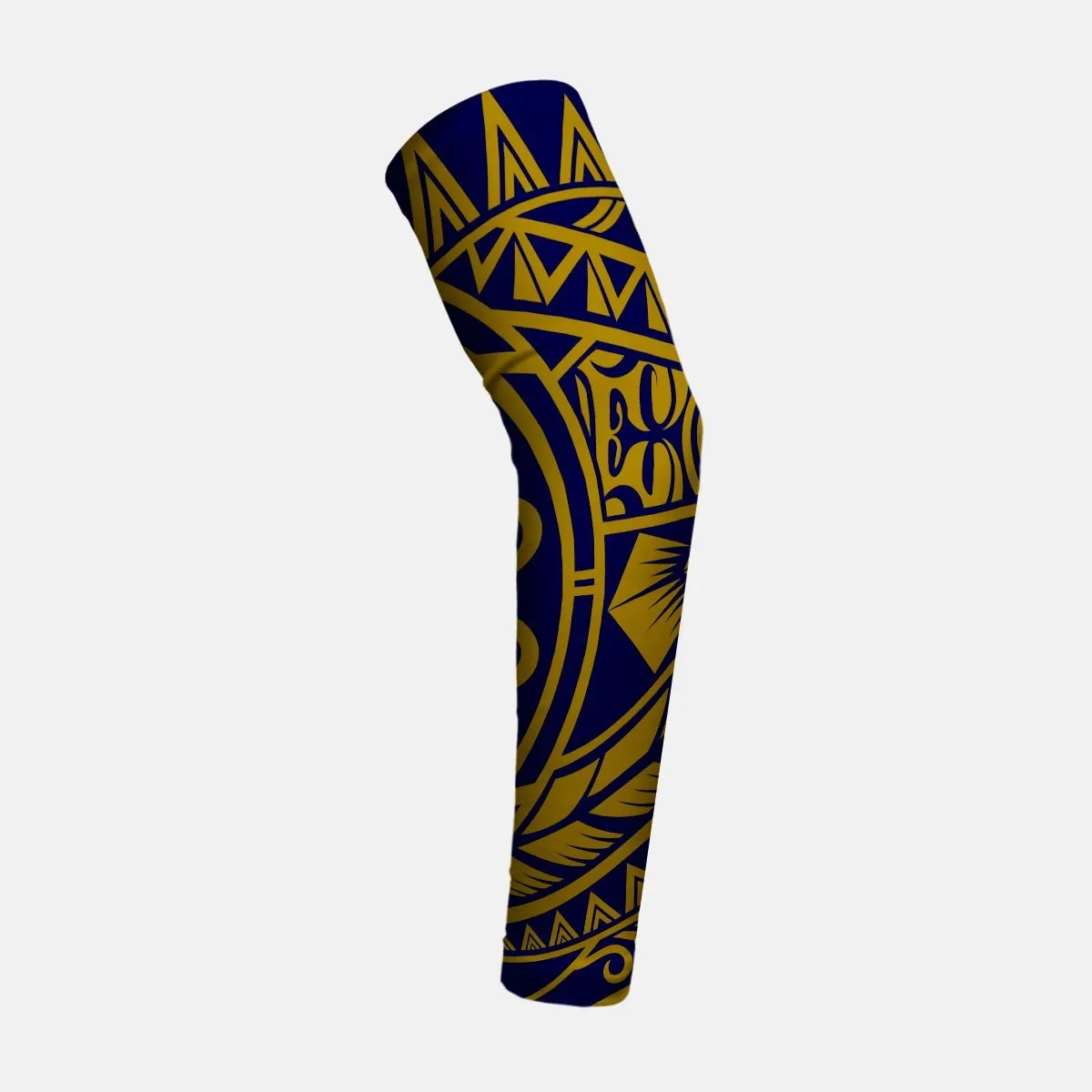 Oceanic Warrior Gold Navy Kids Arm Sleeve