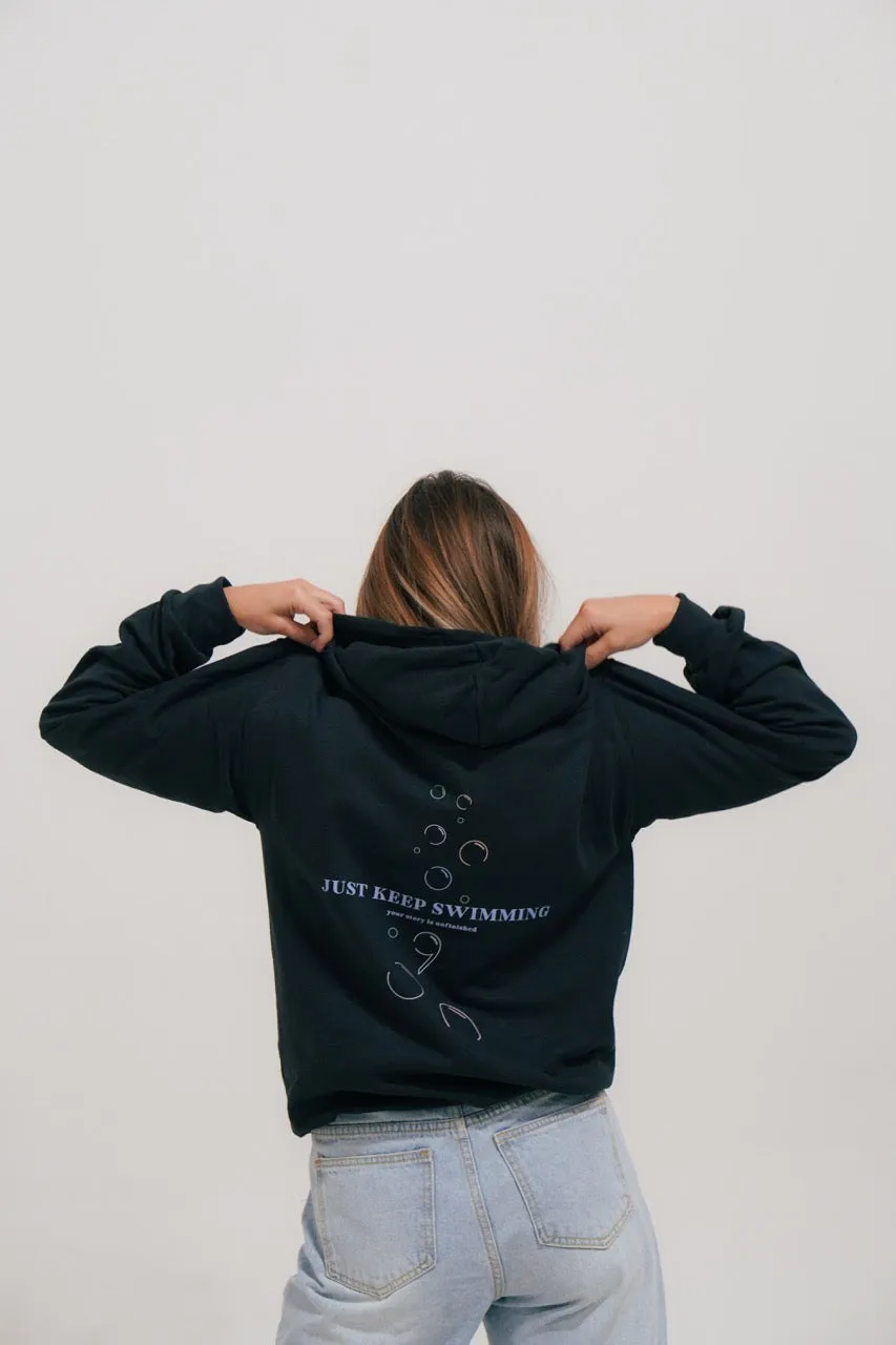 Origins Just Keep Swimming Hoodie (RAINBOW PRINT)