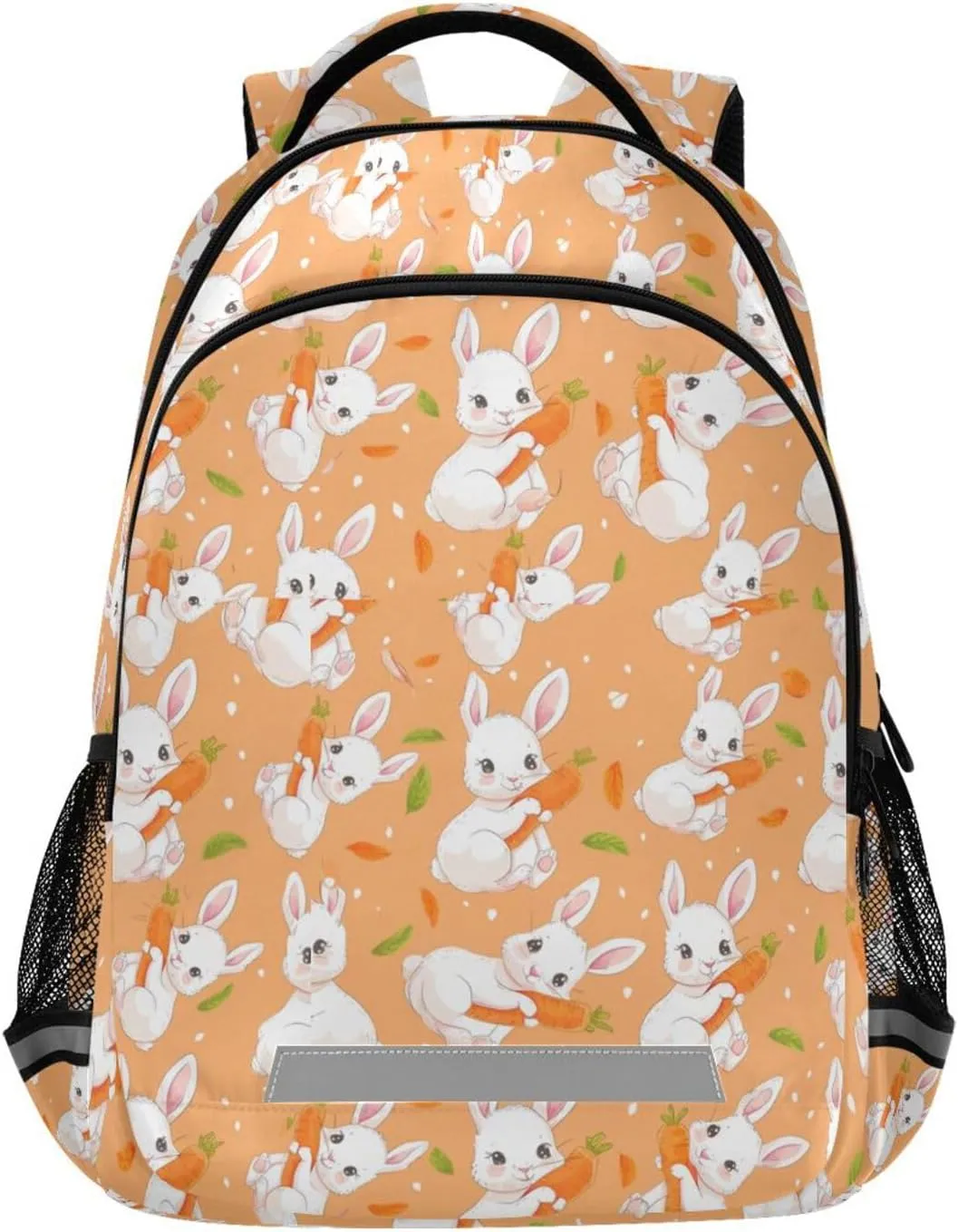 panksolu Lovely Rabbit Bunny Backpacks Lightweight Laptop Backpack School Book Bag Travel Hiking Daypack for boys girl Kids