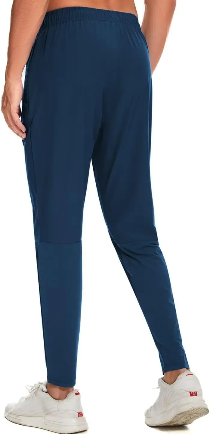 Pdbokew Men's Tapered Jogger Pants Lightweight Breathable Quick-Dry Pants