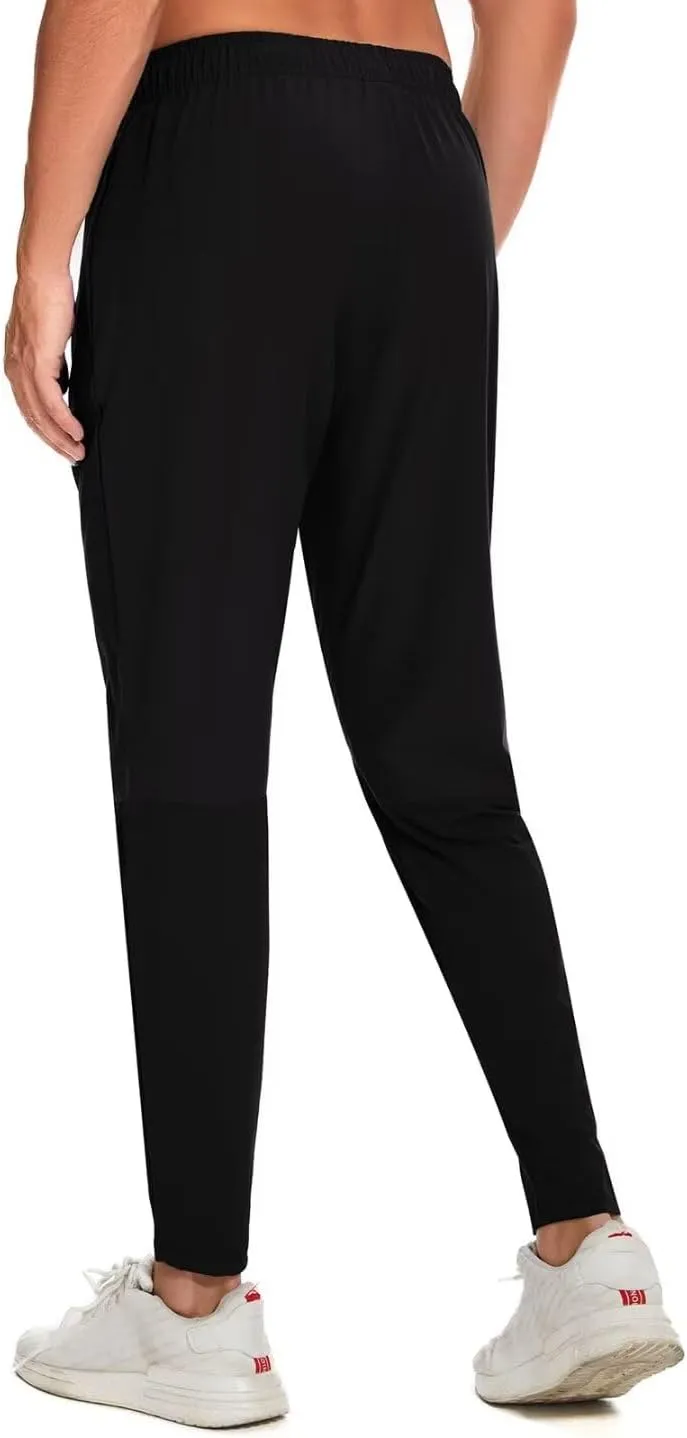 Pdbokew Men's Tapered Jogger Pants Lightweight Breathable Quick-Dry Pants
