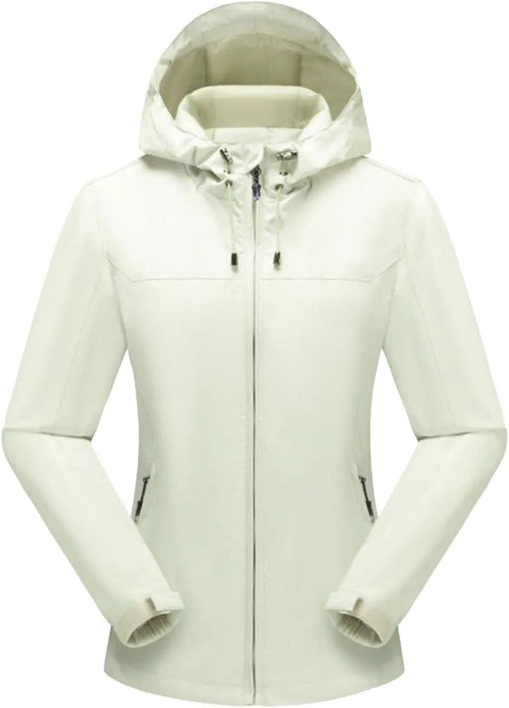 Plus Size Windbrezker Jackets Women Waterproof Rain Jackets Full Zip Rain Coats with Pockets Winter Jackets Outwear