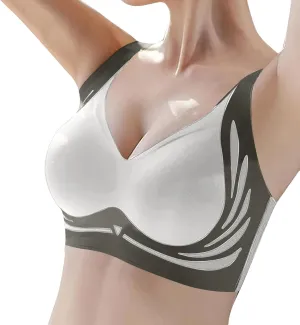 Powerful Push Up Seamless Bras for Women High Support T Shirt Bras Wireless Thin Breathable Smoothing Gym Bralettes