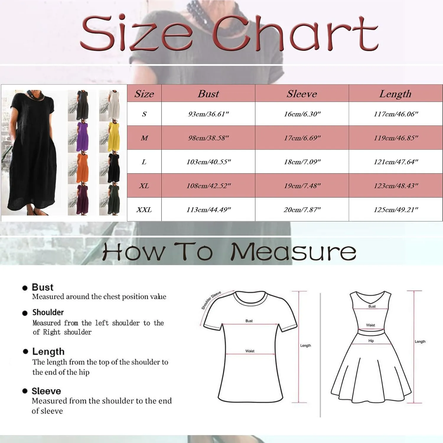 PTOLOCIF Summer Dresses for Women Short Sleeve Crewneck Casual T Shirt Dress Loose Long Beach Vacation Dresses with Pocket