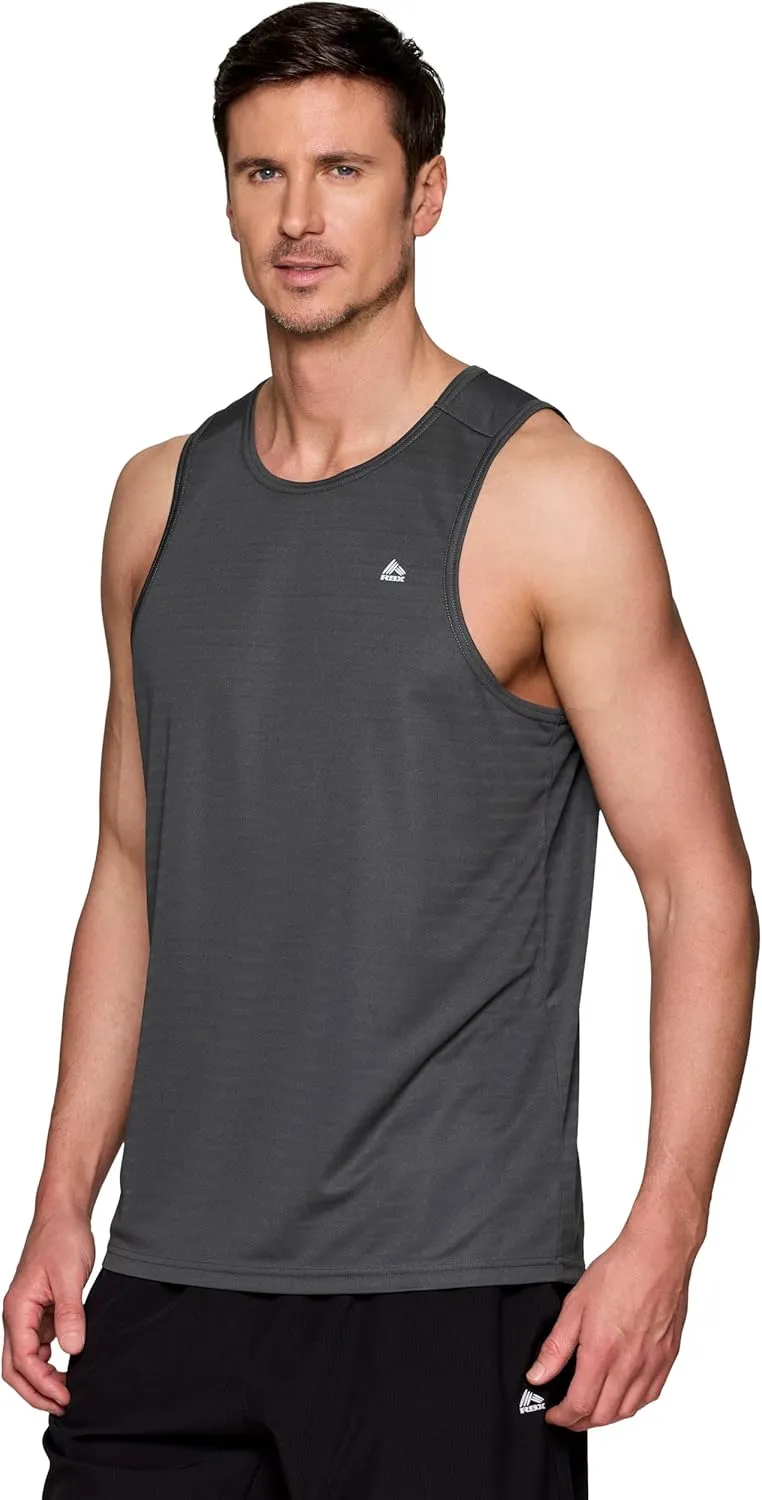RBX Active Men's Lightweight Quick Dry Performance Sleeveless Muscle Tee