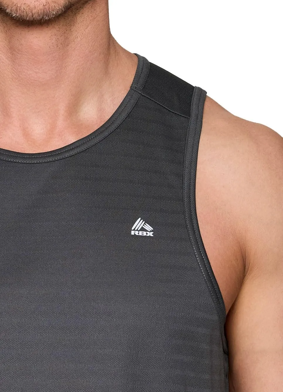 RBX Active Men's Lightweight Quick Dry Performance Sleeveless Muscle Tee