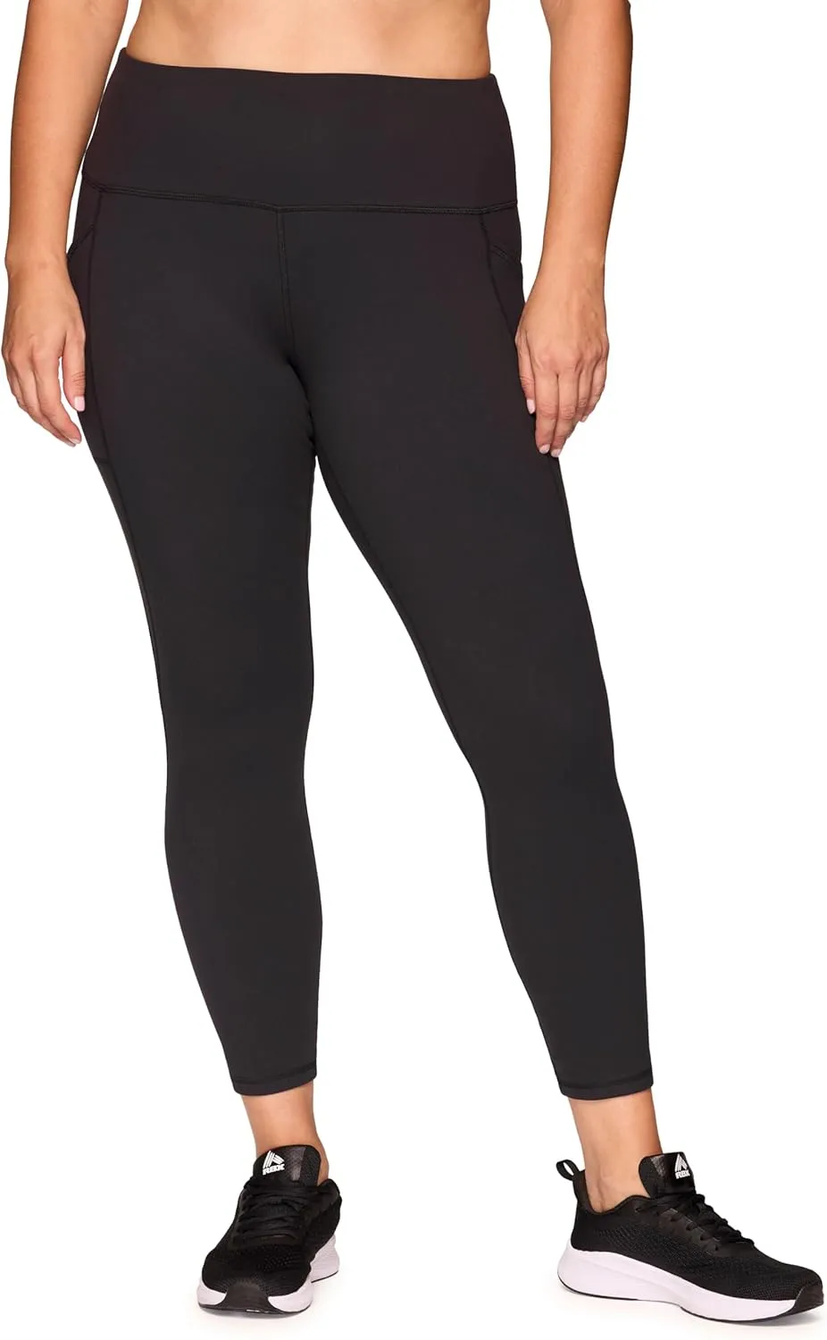 RBX Active Women's Plus Size Stretch Ankle/Full Length Workout Running Gym Yoga Leggings