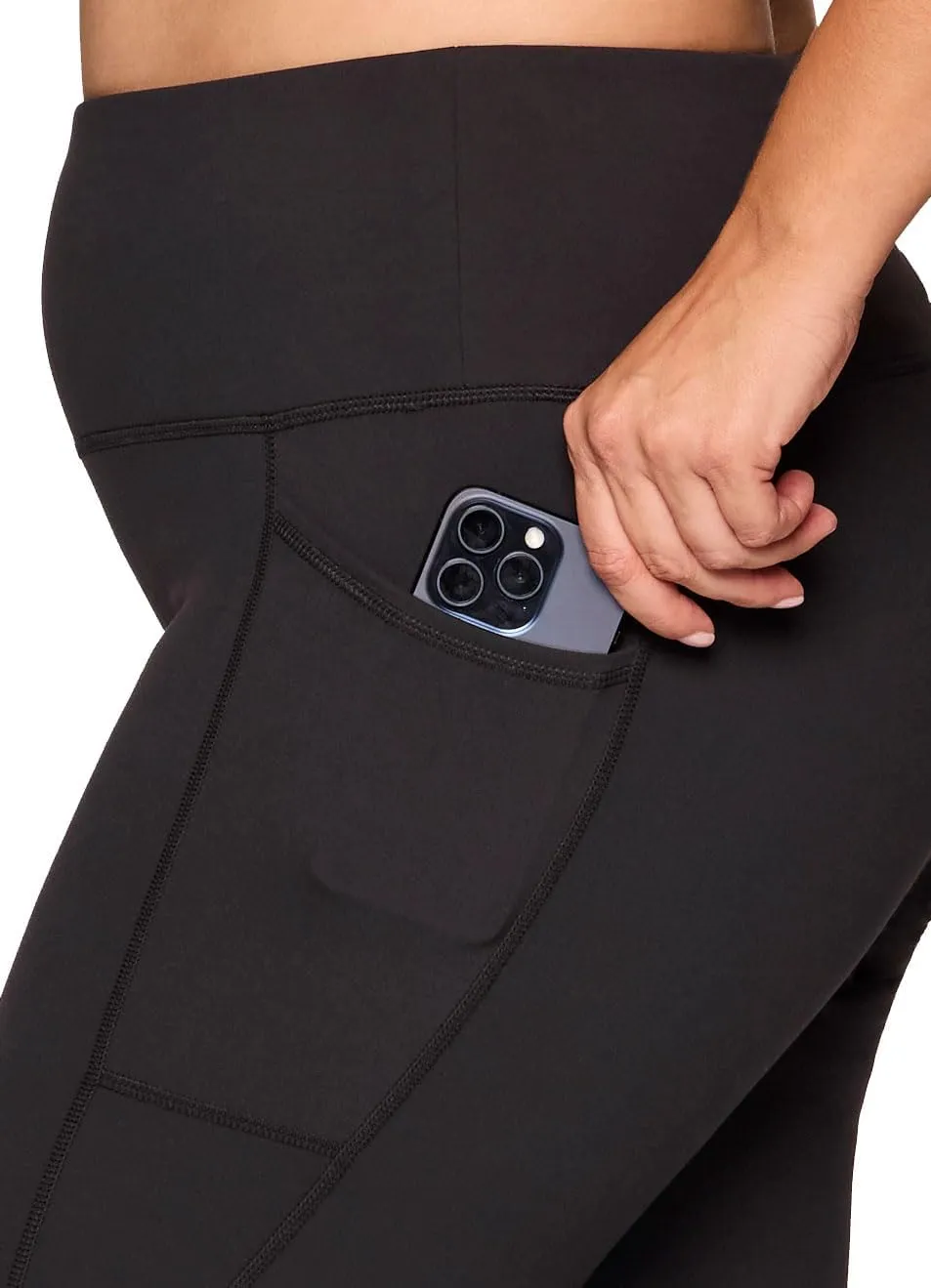 RBX Active Women's Plus Size Stretch Ankle/Full Length Workout Running Gym Yoga Leggings