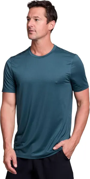 RBX Men's Workout T-Shirt, Breathable Lightweight Stretch Jersey Moisture Wicking Quick Dry Running Training Top