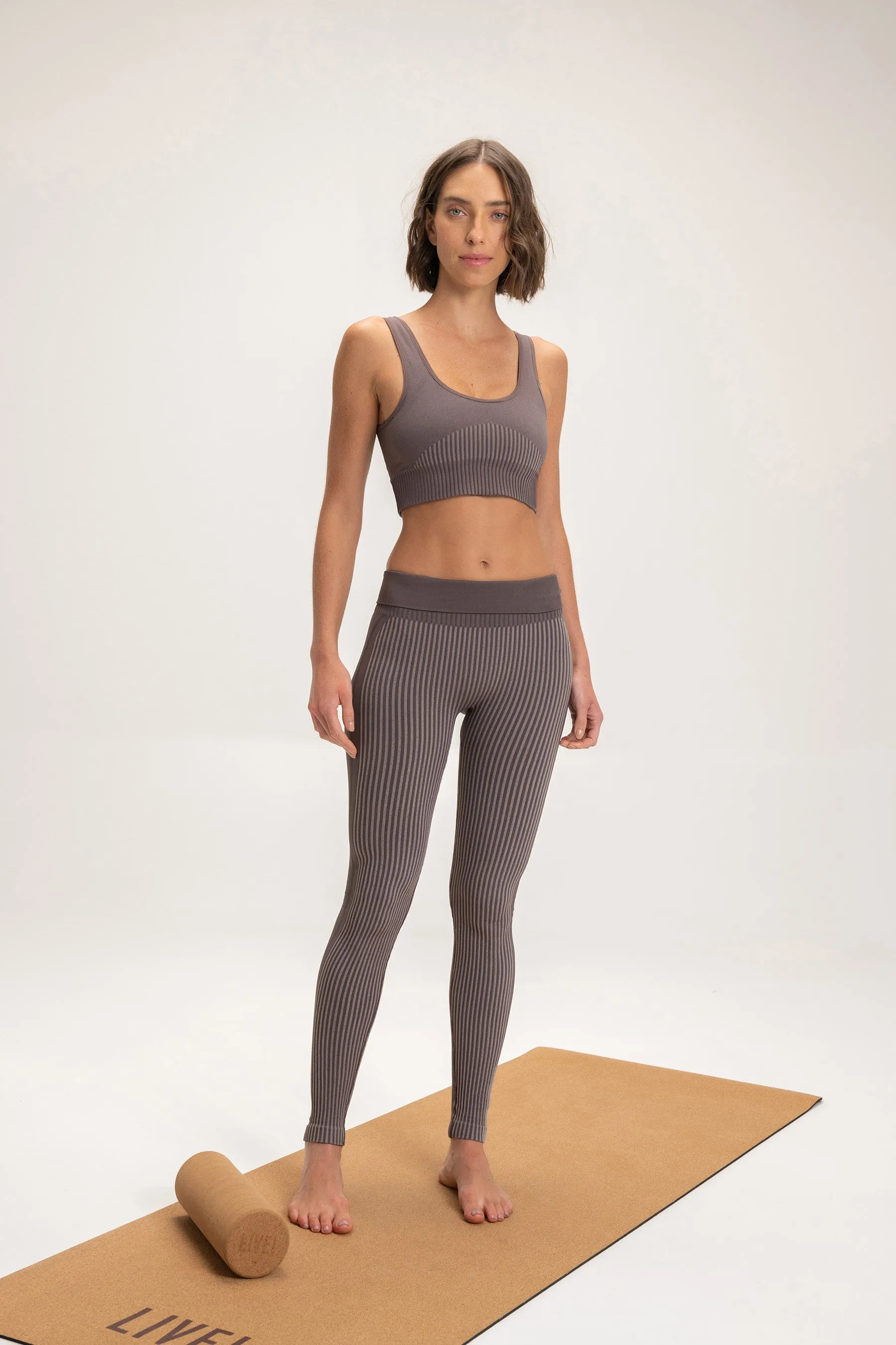 Rib Seamless Sports Bra