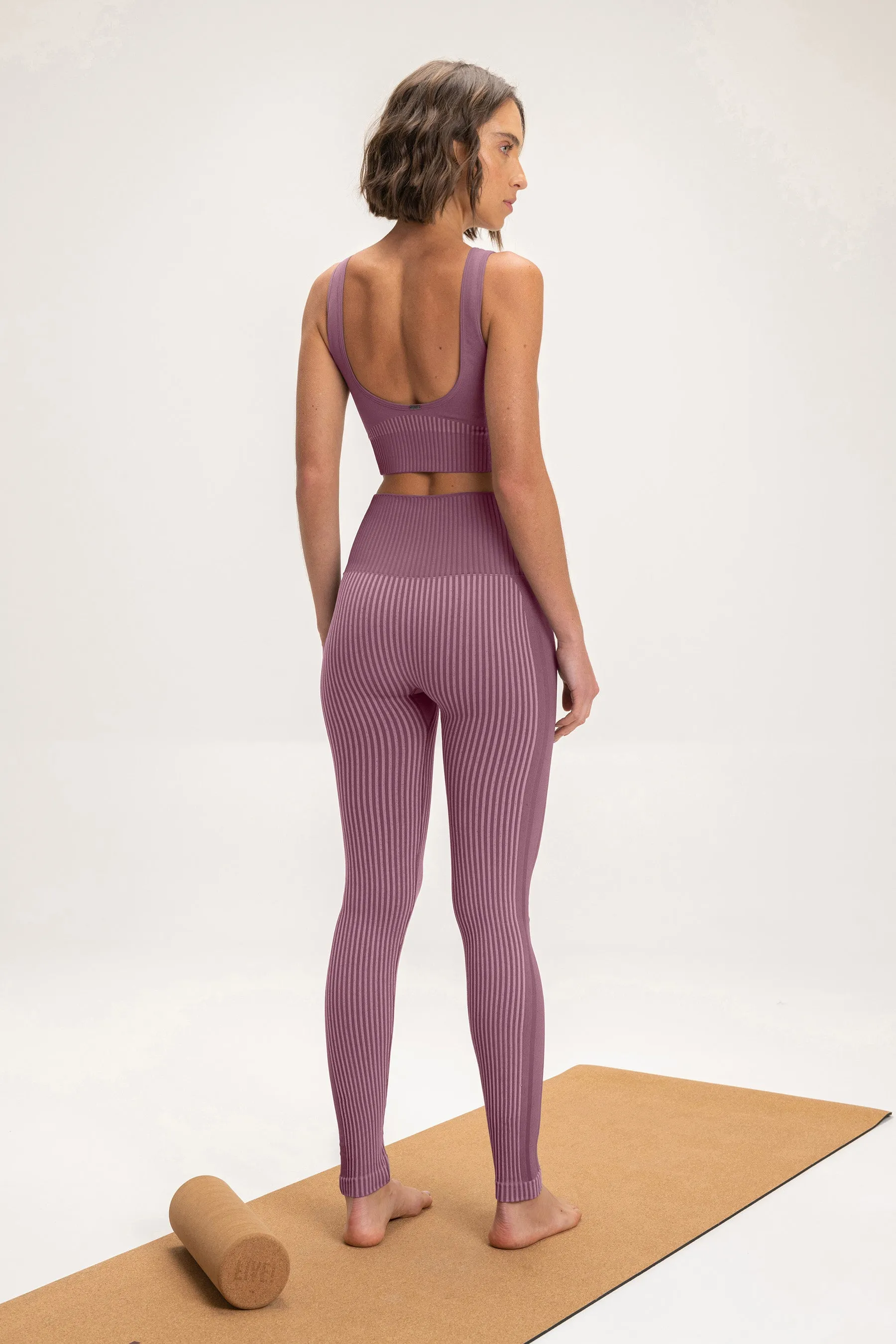 Rib Seamless Sports Bra