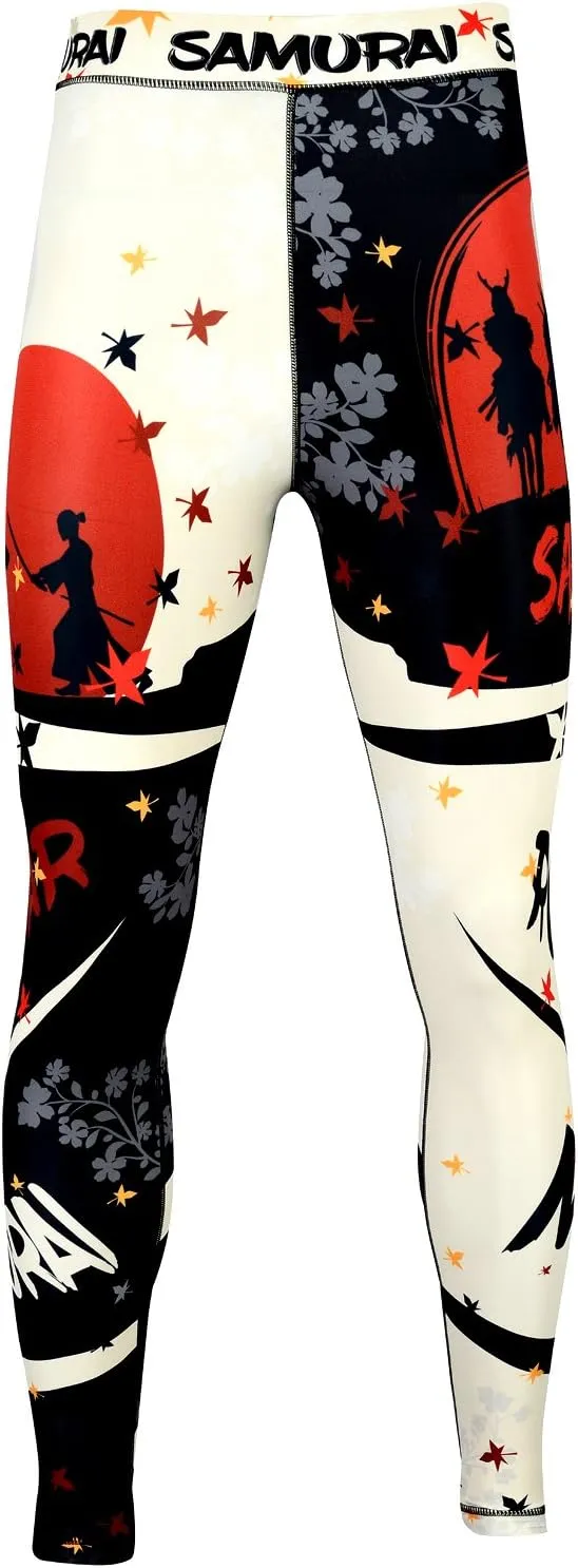 ROAR-INT Compression Pants Men MMA Leggings No-Gi Grappling Spats BJJ Pants Compression Tights Jiu Jitsu Spats