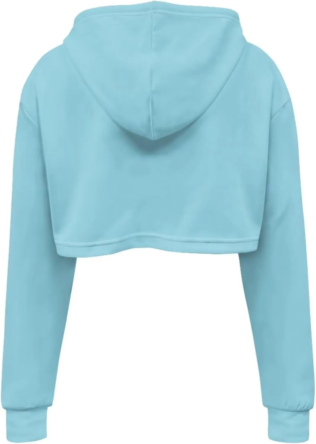 Round Neck Long Sleeve Sweatshirt Crop Tops for Women Girls