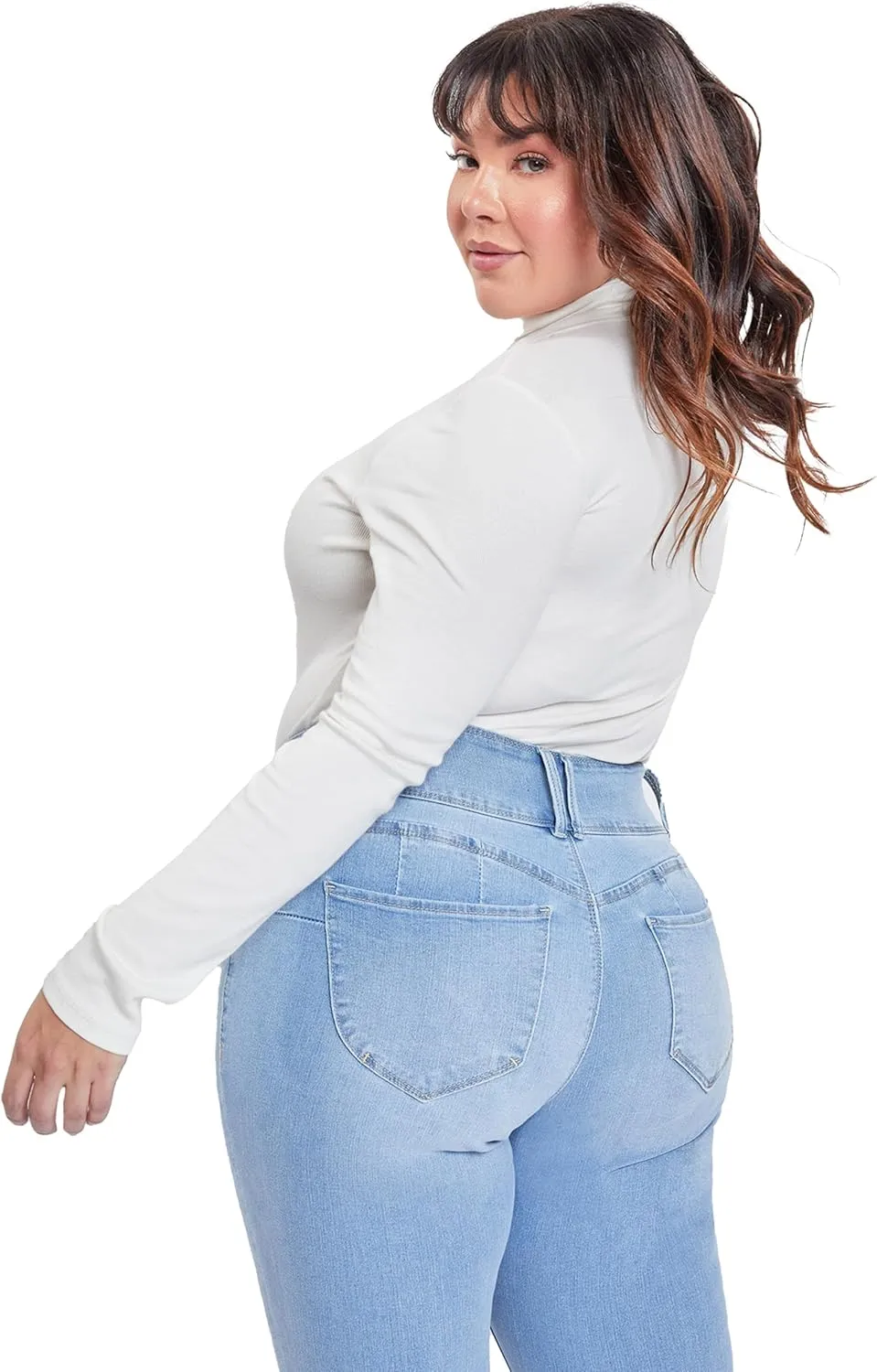 Royalty For Me Womens Women's Plus Size Sustainable Wannabettabutt Jeans