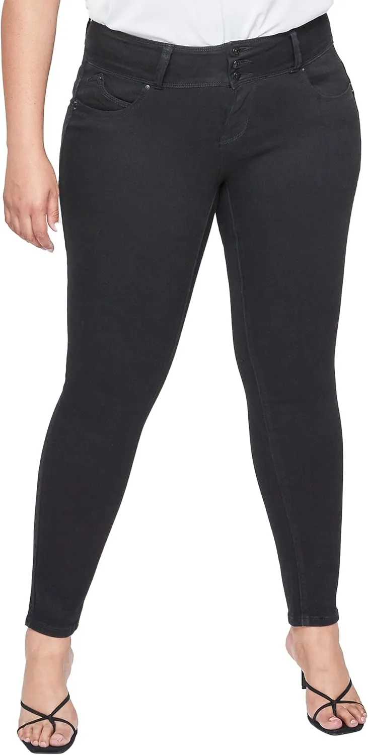 Royalty For Me Womens Women's Plus Size Sustainable Wannabettabutt Skinny Jeans