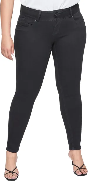 Royalty For Me Womens Women's Plus Size Sustainable Wannabettabutt Skinny Jeans