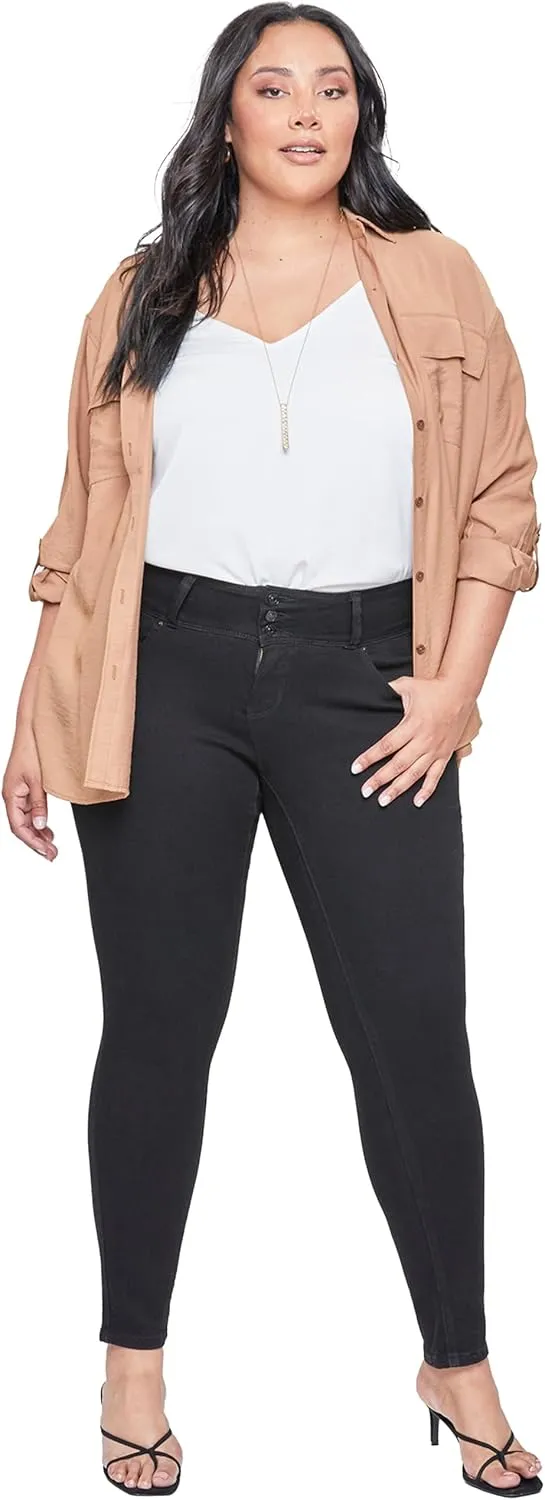 Royalty For Me Womens Women's Plus Size Sustainable Wannabettabutt Skinny Jeans