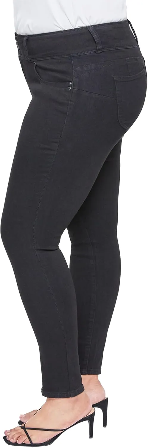 Royalty For Me Womens Women's Plus Size Sustainable Wannabettabutt Skinny Jeans