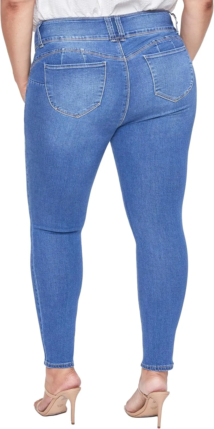 Royalty For Me Womens Women's Plus Size Sustainable Wannabettabutt Skinny Jeans