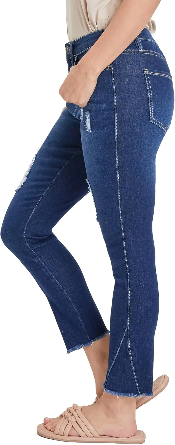 Royalty For Me Womens Women's Skinny Jean with Side Seam Insert Sustainable